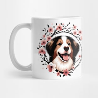 Barbet Revels in Spring's Cherry Blossoms Splendor Mug